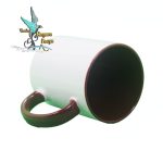 لیوان دسته و داخل زرشکی - Image 2