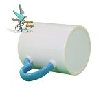 لیوان دسته قلب آبی - Image 3