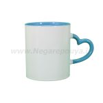 لیوان دسته قلب آبی