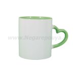 لیوان دسته قلب سبز